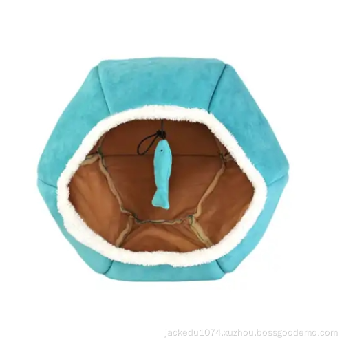 new design cat interactive toys cute cat bed